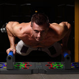 Foldable Push-Up Board – Portable Home Gym Trainer for Full Body Workout | 30-in-1 Push-Up System