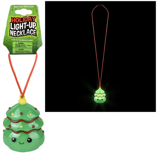 36" Light-Up Tree Kids Necklace Toy In Bulk