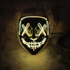 Glowing Halloween LED Mask – Scary Cosplay Costume for Party & Festival