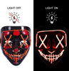 Glowing Halloween LED Mask – Scary Cosplay Costume for Party & Festival