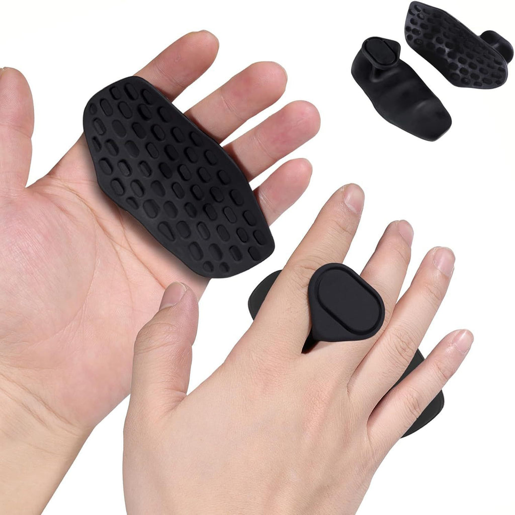 Ergonomic Rubber Gym Grips – Non-Slip Workout Hand Protectors for Men & Women | Weight Lifting & Pull-Up Grips