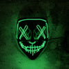 Glowing Halloween LED Mask – Scary Cosplay Costume for Party & Festival