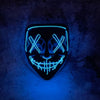 Glowing Halloween LED Mask – Scary Cosplay Costume for Party & Festival