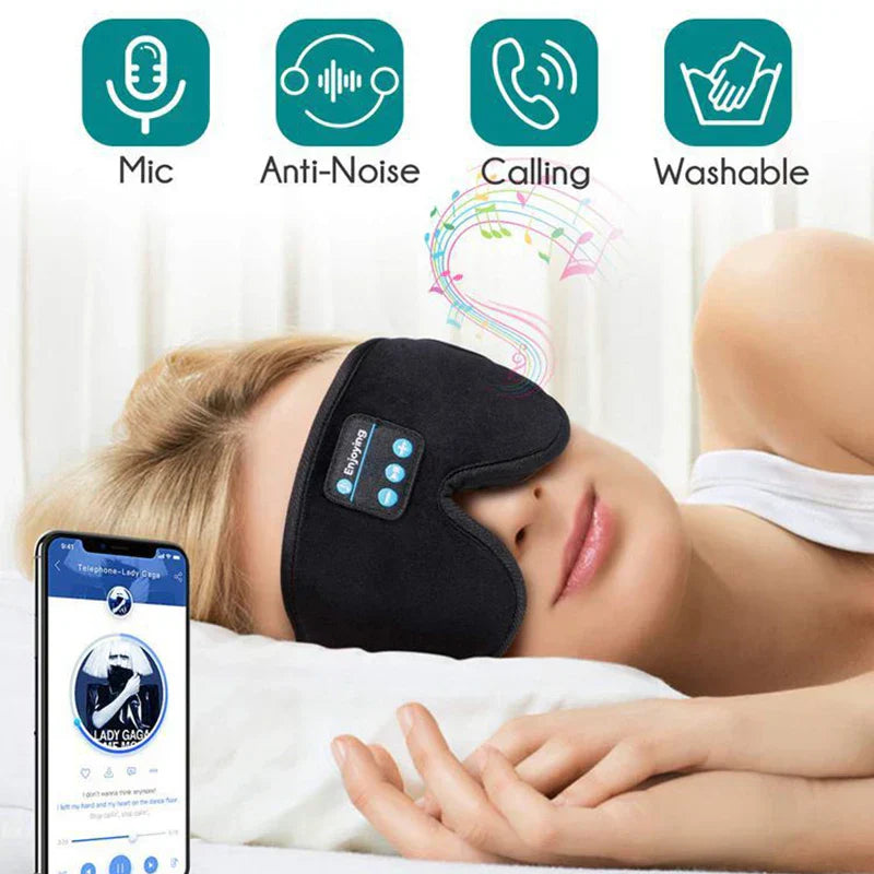 🎁 3D Eye Mask & Headband - Sleeping Mask (100% off)