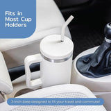Premium metal tumbler cup with handle and lid for daily use.